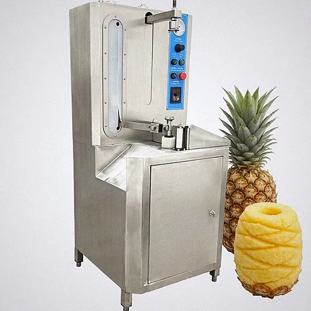 110V Automatic vertical Pineapple Peeling Machine260pcs/h Without Air Compressor