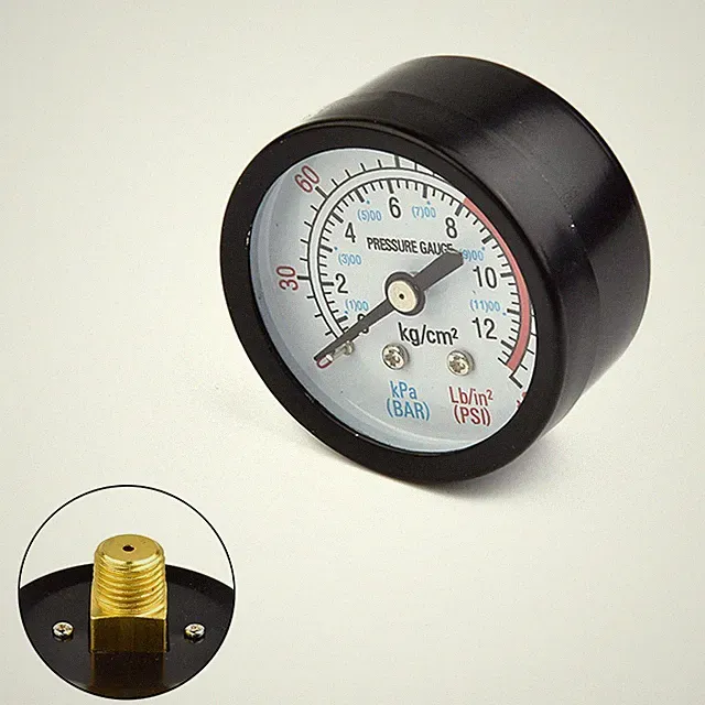 2022 New Tool Compressor Gauge Balck+Silver Y50 Horizontal Accessories