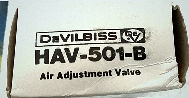 DeVilbiss HAV501-B AIR SPRAY & HVLP GUN Air Regulator & 1/4NPS Swivel & Gauge