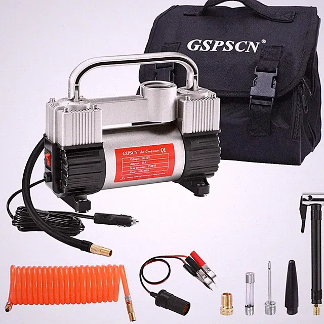 GSPSCN 6X Faster Inflation Tire Inflator Heavy Duty Double Cylinders with