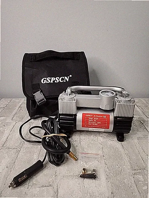 GSPSCN Heavy Duty Air Compressor 12V 150PSI Tire Inflation with Bag