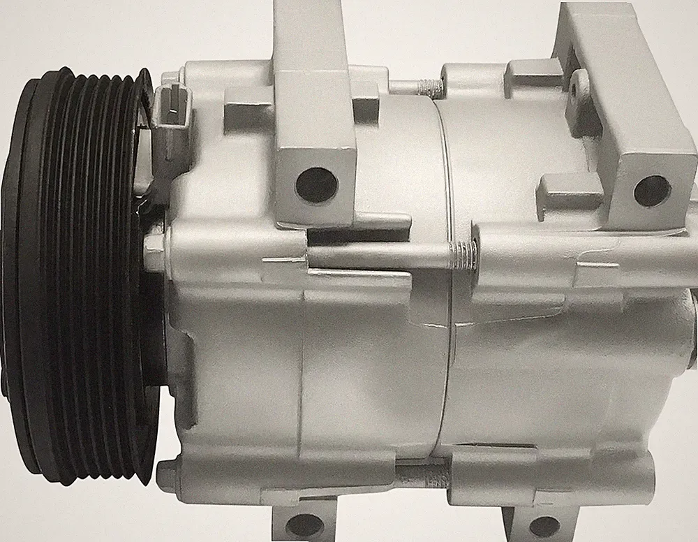 RYC Automotive Air Conditioning Compressor and A/C Clutch EG141 Silver